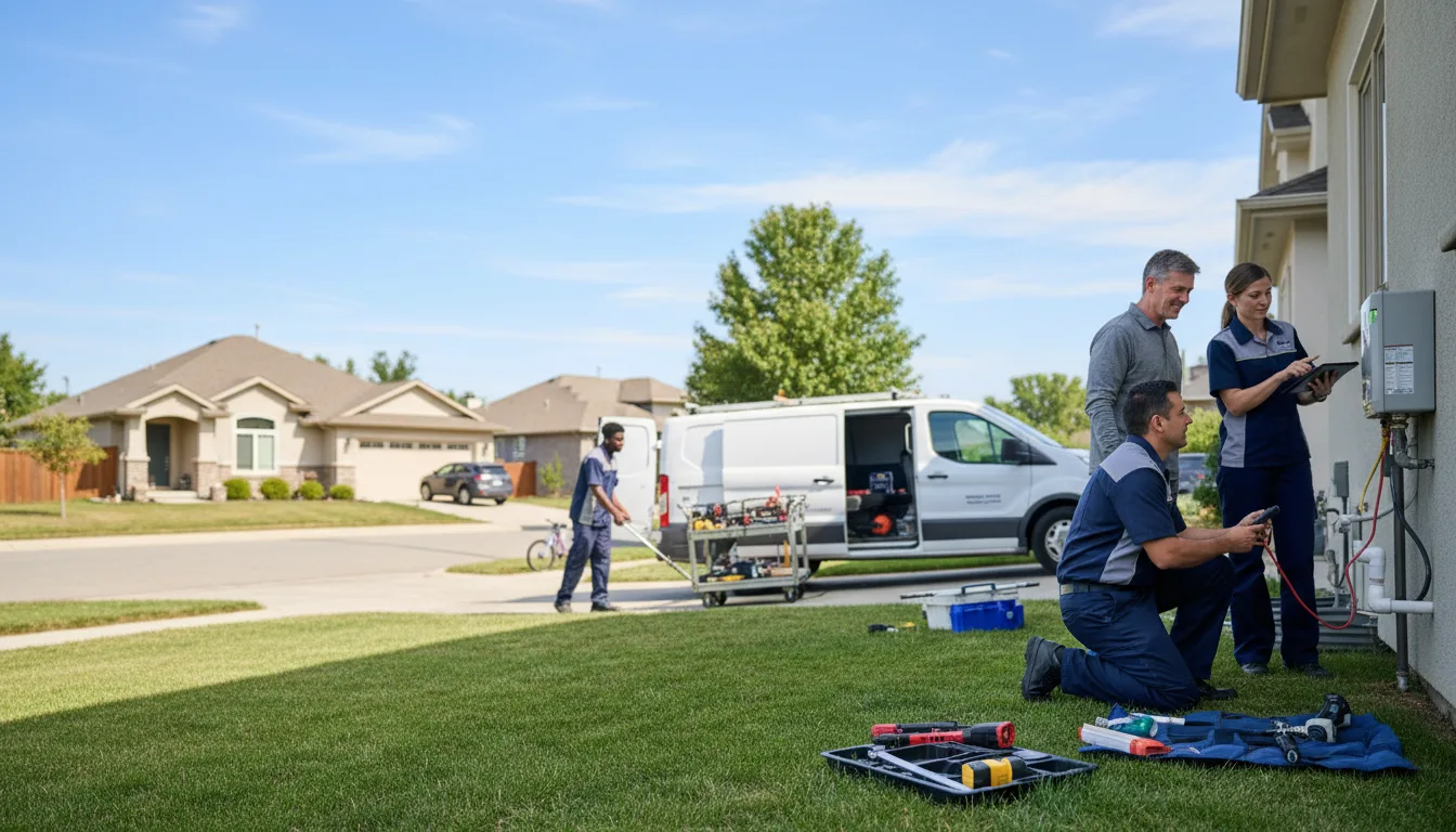 Tankless water heater service in Livingston, TX